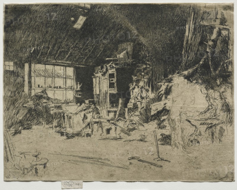 The Smithy. Creator: James McNeill Whistler (American, 1834-1903).