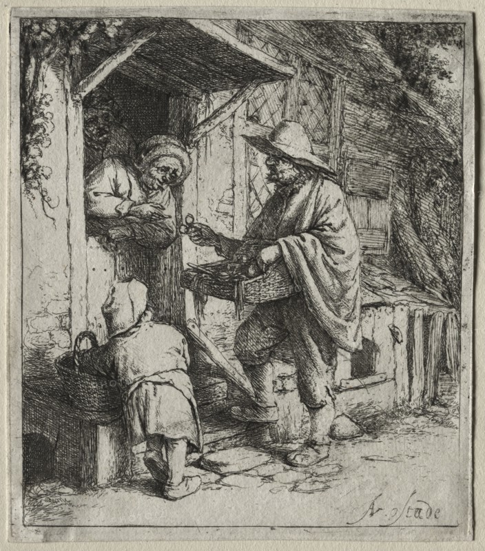 The Spectacle Seller. Creator: Adriaen van Ostade (Dutch, 1610-1684).