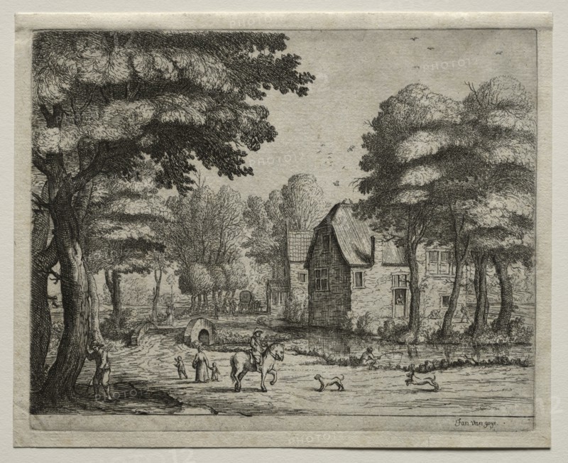 The Stone Bridge. Creator: Jan van Goyen (Dutch, 1596-1656).