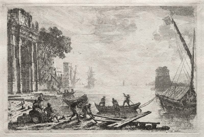 The Sunset, 1634. Creator: Claude Lorrain (French, 1604-1682).