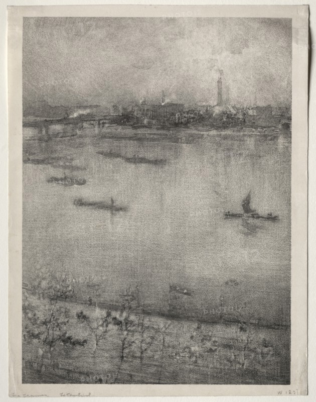 The Thames, 1896. Creator: James McNeill Whistler (American, 1834-1903).