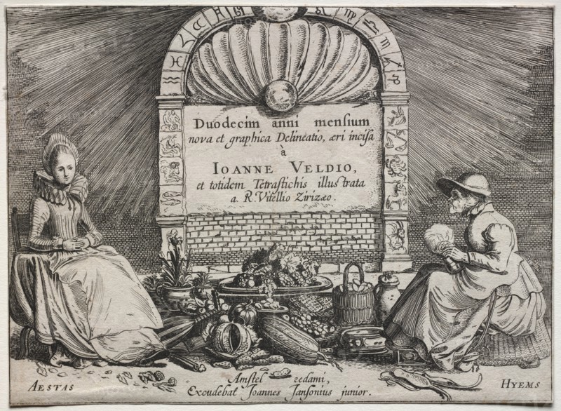The Twelve Months. Creator: Jan van de Velde (Dutch, 1620-1662).