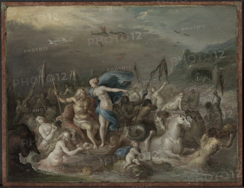 The Triumph of Neptune and Amphitrite, 1630s. Creator: Frans Francken (Flemish, 1581-1642).