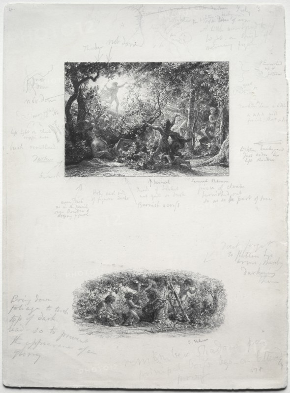 The Vine, 1852. Creator: Samuel Palmer (British, 1805-1881).