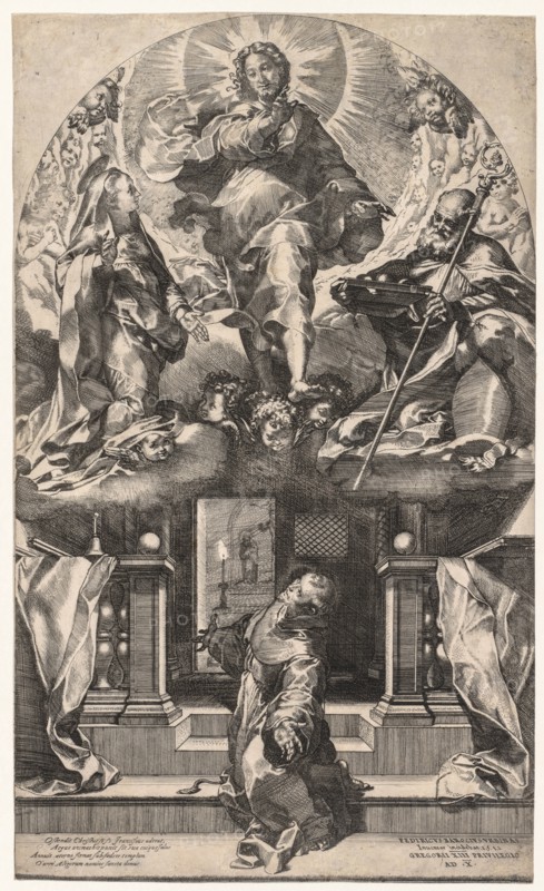 The Vision of St. Francis, 1581. Creator: Federico Barocci (Italian, 1528-1612).