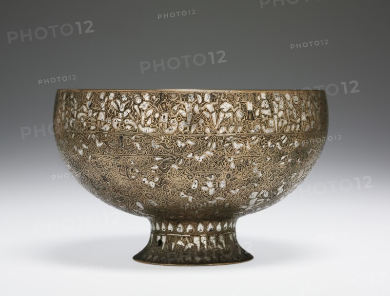 The Wade Cup with Animated Script, 1200-1221. Creator: Unknown.