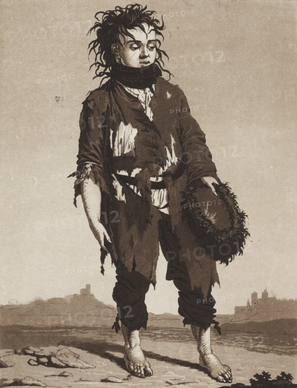 The Young Beggars, c. 1800. Creator: Karl Ludwig Bernhard Buchhorn (German, 1770-1856).