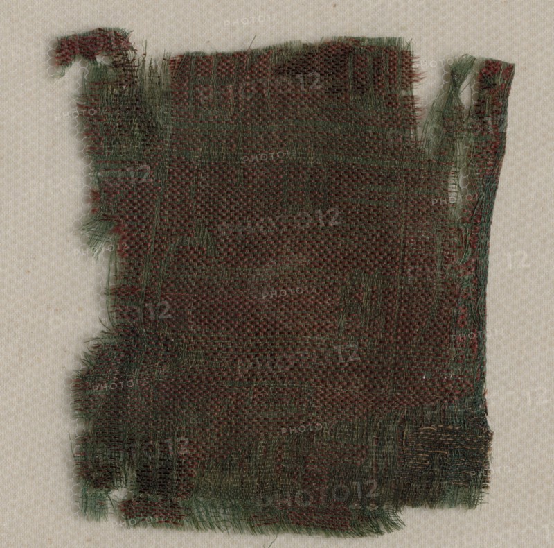 Three Fragments of Italian Gothic Silk, 1300s. Creator: Unknown.