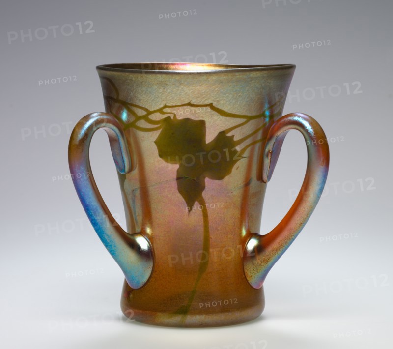 Three-Handled Cup, c. 1910-20. Creator: Tiffany Studios (American, 1902-1932).