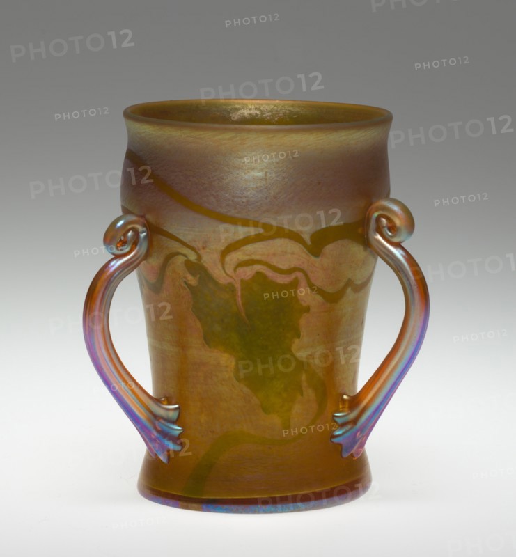 Three-Handled Cup, c. 1910-20. Creator: Tiffany Studios (American, 1902-1932).