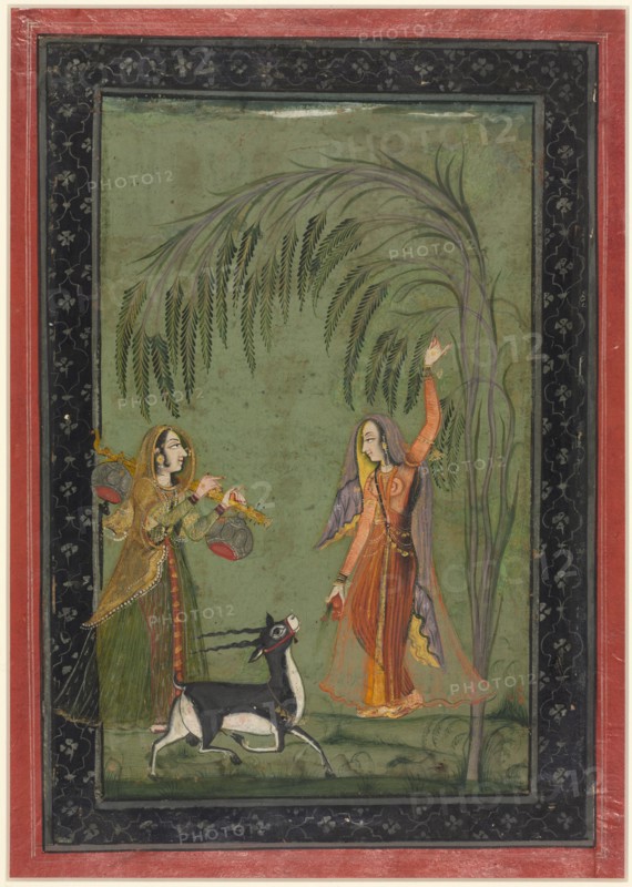 Todi Ragini, from a Ragamala Series, c. 1750-1775. Creator: Unknown.