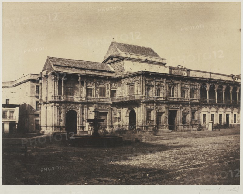 Townhall, Seville, 1853. Creator: Vicomte Joseph Vigier (French, 1821-1862).