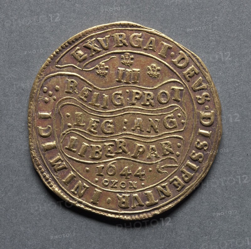 Triple Unite (reverse), 1644. Creator: Unknown.