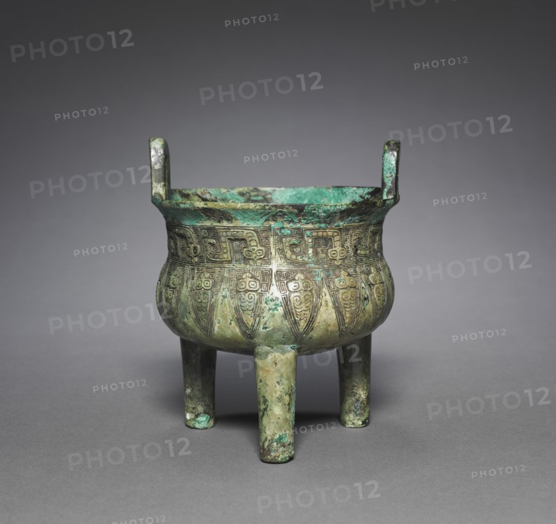 Tripod Cauldron (Ding), 1200-1100 BC. Creator: Unknown.