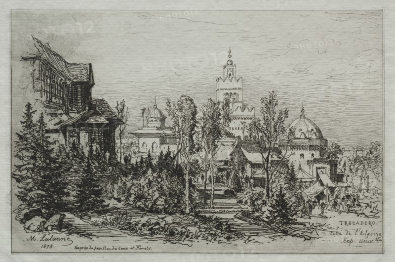 Trocadéro. Creator: Maxime Lalanne (French, 1827-1886).
