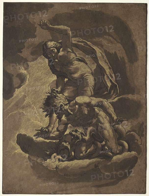Truth Triumphing over Envy. Creator: Maria Catharina Prestel (German, 1747-1794).