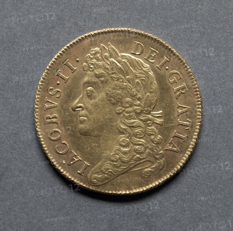 Two Guineas (obverse), 1687. Creator: Unknown.