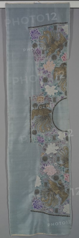 Uncut Robe: Proper Right Front and Back Panel, c. 1890s. Creator: Unknown.