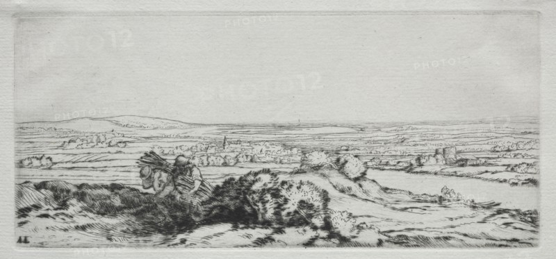 Valley of the Dunes (La Vallee des Dunes). Creator: Alphonse Legros (French, 1837-1911).