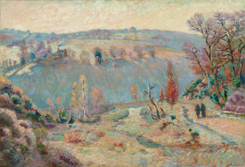 Valley of the Sédelle at Pont Charraud: White Frost, c.1903-1911. Creator: Armand Guillaumin (French, 1841-1927).