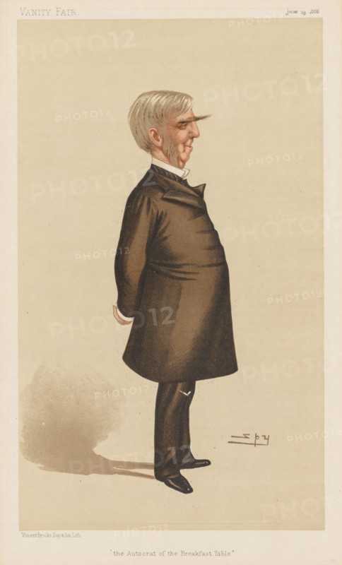 Vanity Fair: "The Autocrat of the Breakfast Table", 1886. Creator: Leslie Matthew (Spy) Ward (British, 1851-1922); Vincent Brooks Day & Son.