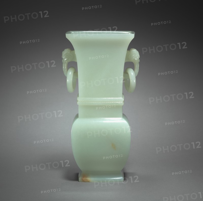 Vase in the Form of Archaic Hu, 1700s. Creator: Unknown.