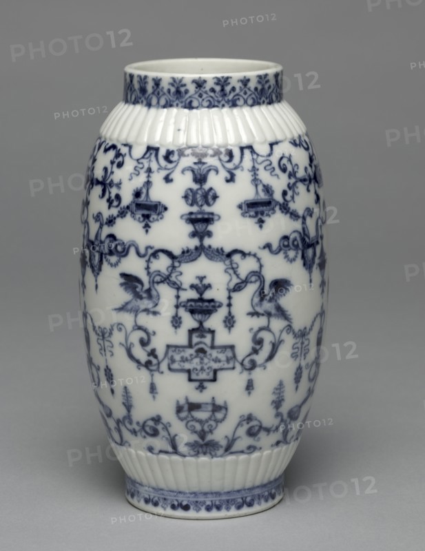Vase, c. 1695- 1700. Creator: Saint Cloud Porcelain Factory (French).
