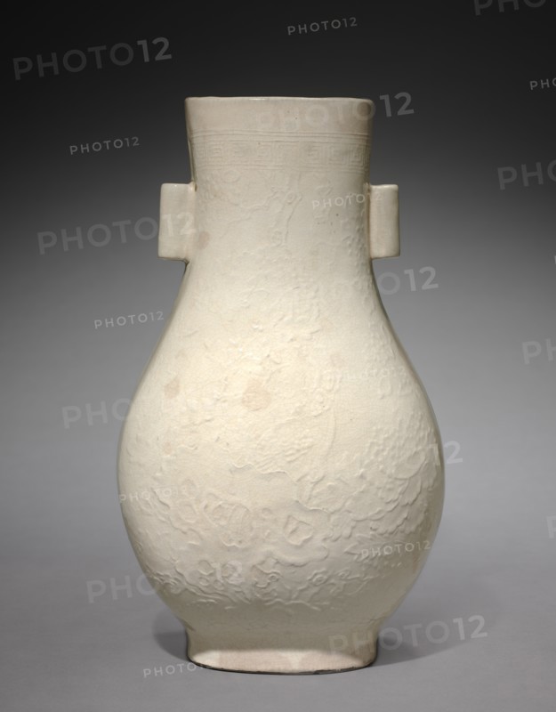 Vase: Ding ware, 1368- 1644. Creator: Unknown.