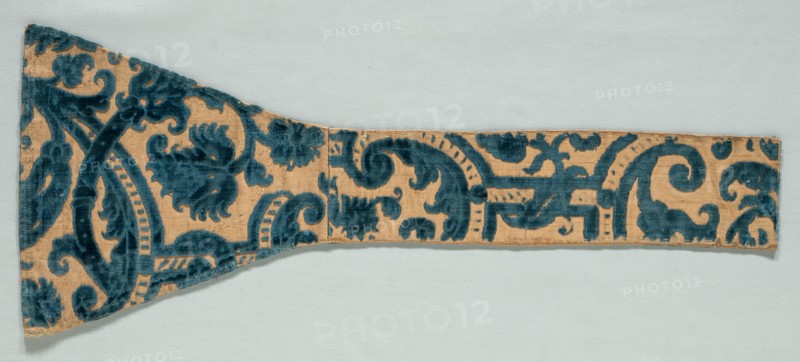 Velvet Fragment, 1650-1699. Creator: Unknown.
