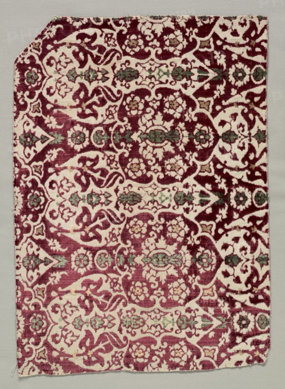 Velvet Textile, second half of the 15th century. Creator: Unknown.