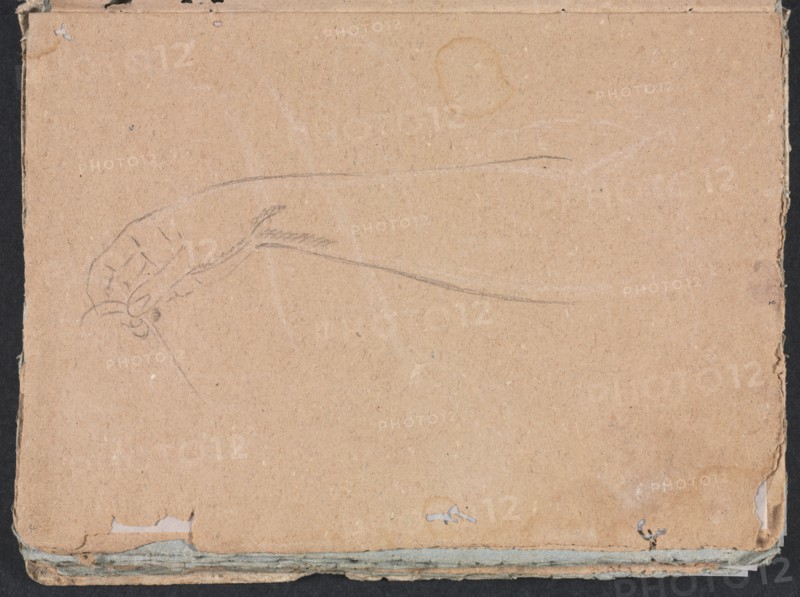 Verona Sketchbook: Right hand (page 3), 1760. Creator: Francesco Lorenzi (Italian, 1723-1787).
