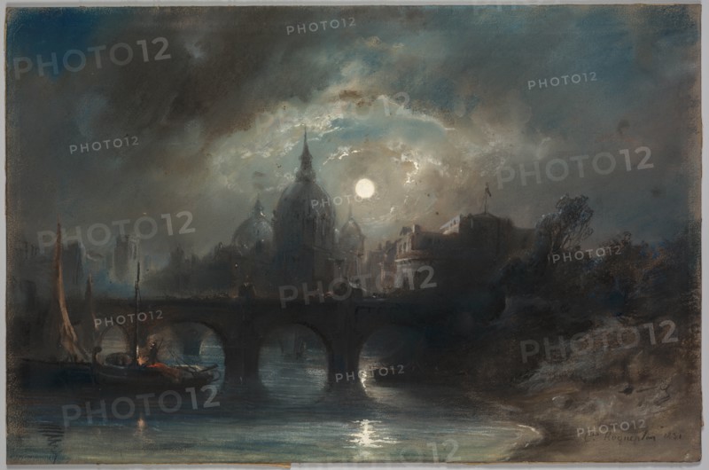View of a City at Night, 1831. Creator: Camille Roqueplan (French, 1803-1855).