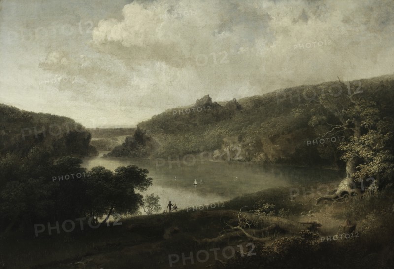 View of a Lake, c. 1830s. Creator: Thomas Doughty (American, 1793-1856).