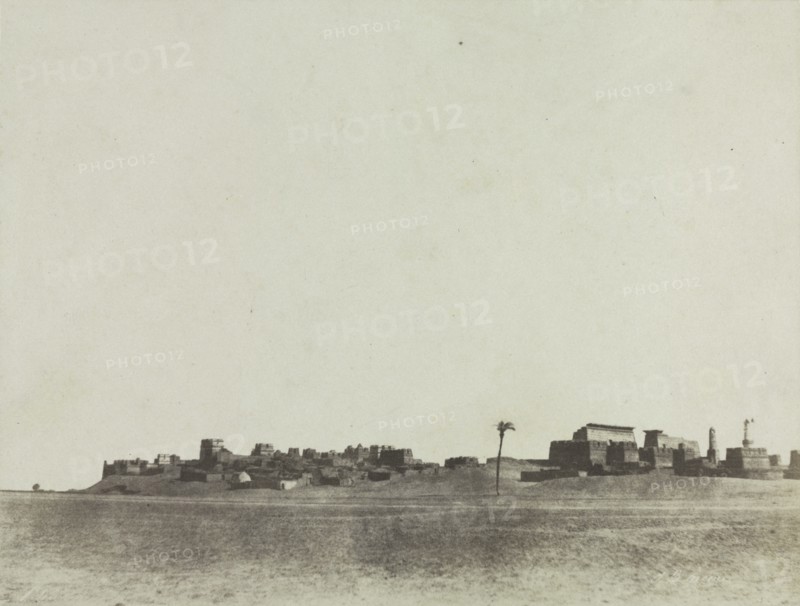 View of Luxor, 1854. Creator: John Beasley Greene (American, 1832-1856).