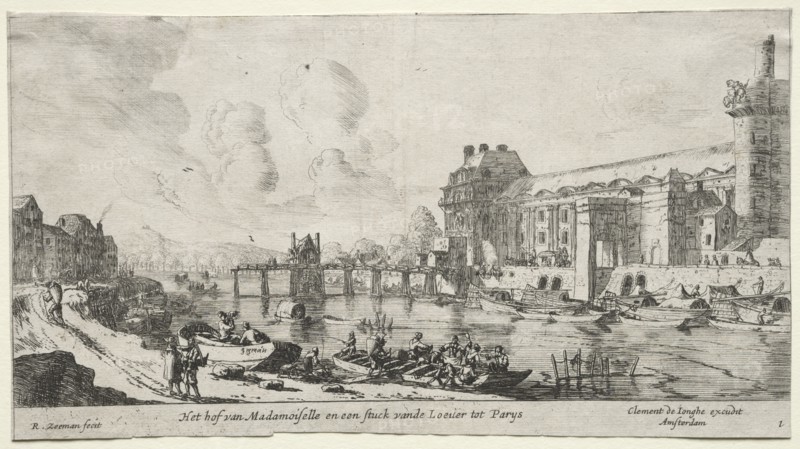 Views of Paris: View of the Louvre and the Tuileries. Creator: Reinier Nooms (Dutch, c. 1623-1667).