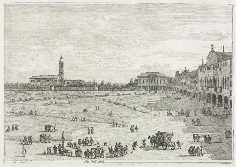 Views: Prà della Valle, Padua, 1735-1746. Creator: Antonio Canaletto (Italian, 1697-1768).