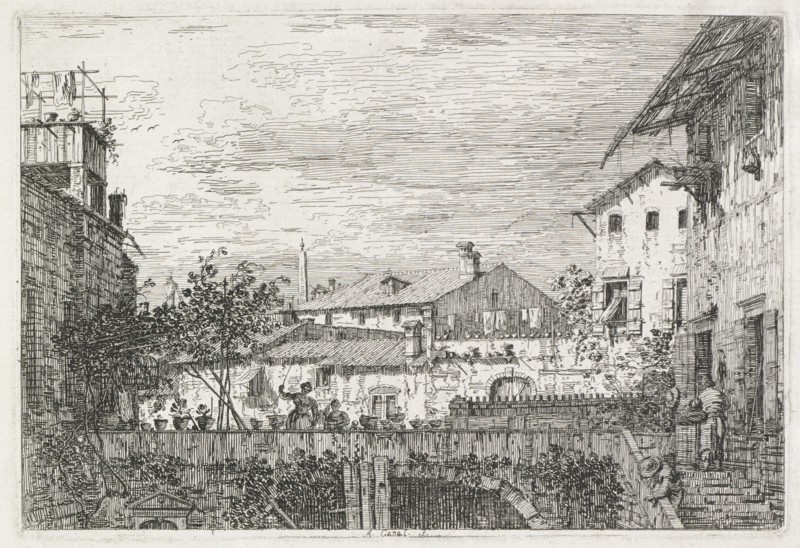 Views: The Terrace, 1735-1746. Creator: Antonio Canaletto (Italian, 1697-1768).