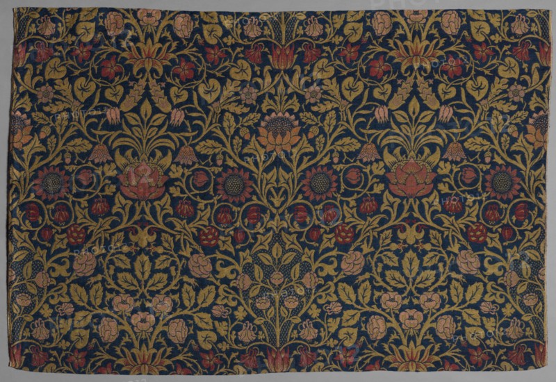 Violet and Columbine, 1883. Creator: William Morris (British, 1834-1896).