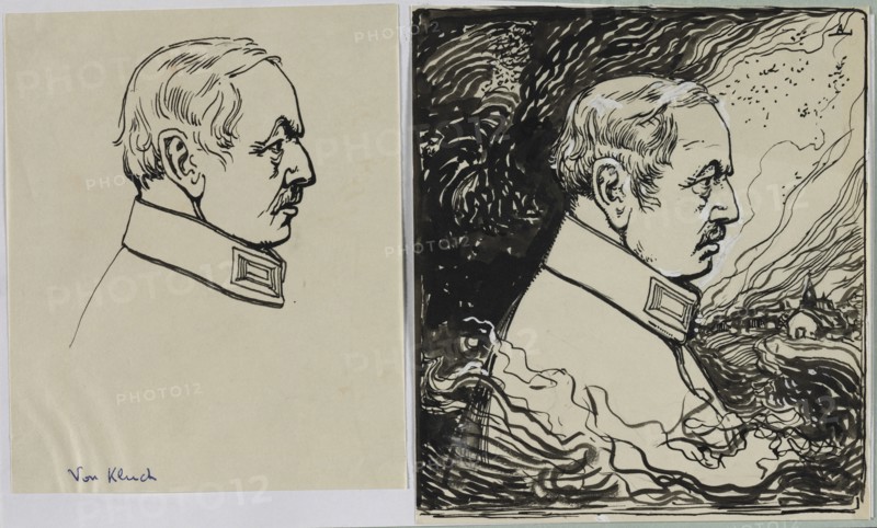 Von Kluck, 1914. Creator: Auguste Louis Lepère (French, 1849-1918).