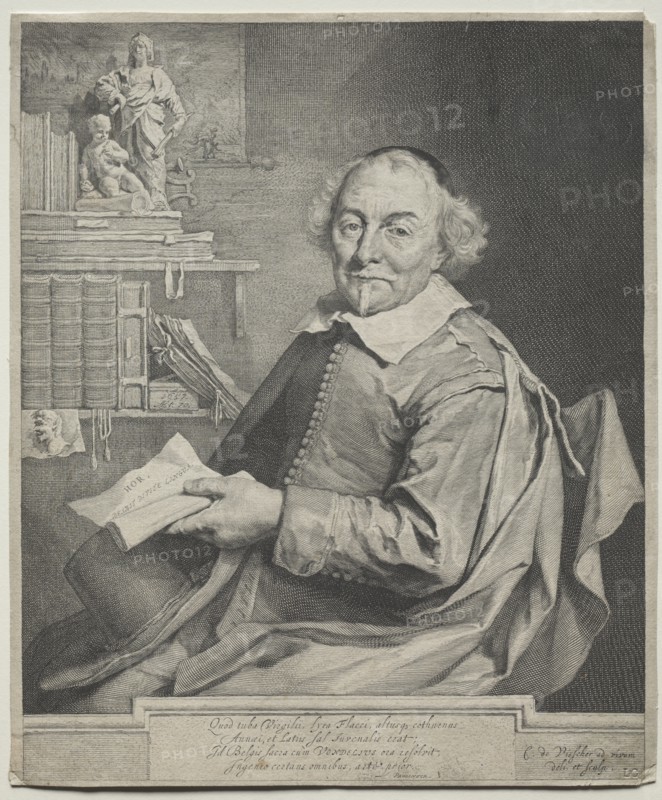 Vondel, 1657. Creator: Cornelis de Visscher (Dutch, 1628/29-1658).