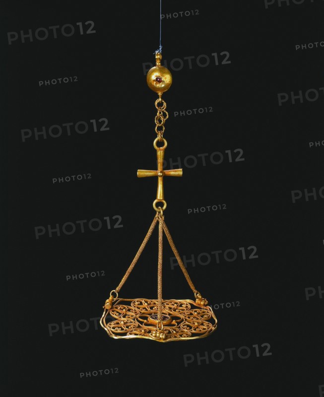 Votive Polycandelon (Lamp Holder), 500s. Creator: Unknown.