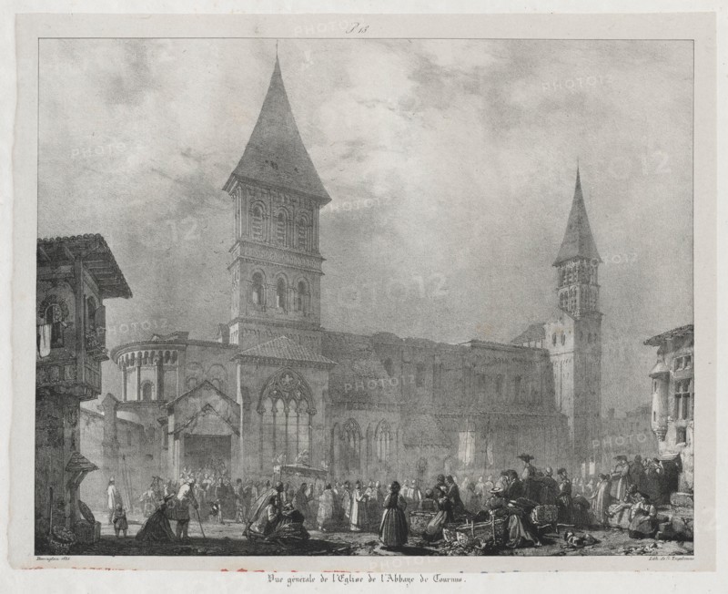 Voyages pittoresques et romantiques dans lancienne France, Franche-Comté..., 1825. Creator: Richard Parkes Bonington (British, 1802-1828).