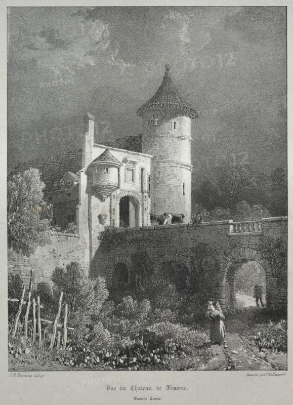 Voyages pittoresques et romantiques dans lancienne France. Franche-Comté..., 1825. Creator: James Duffield Harding (British, 1798-1863).