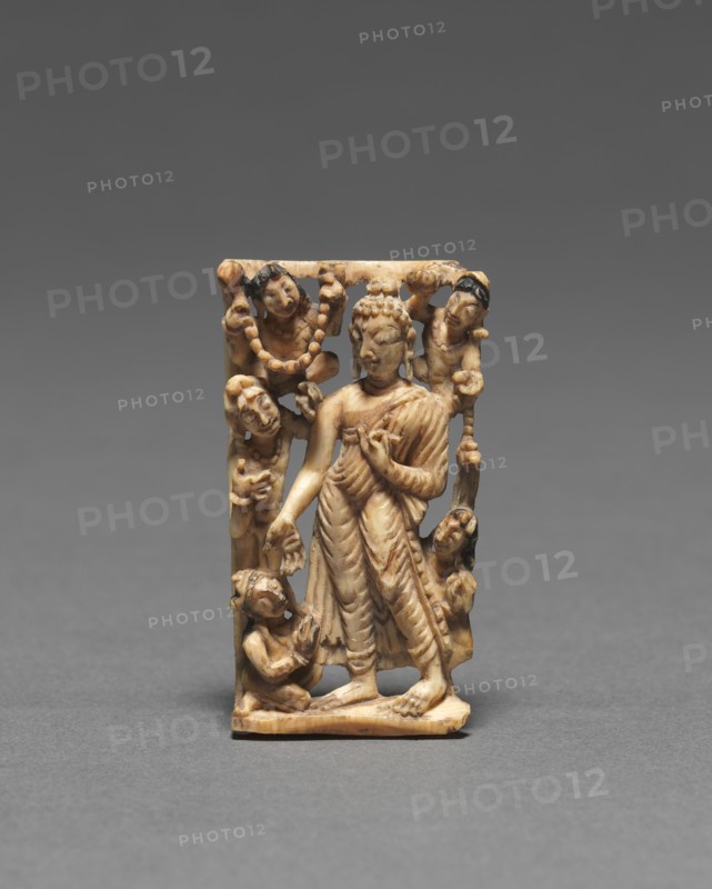 Walking Buddha, 8th Century. Creator: Unknown.