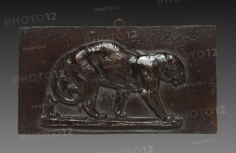 Walking Panther, 1831. Creator: Antoine-Louis Barye (French, 1796-1875).