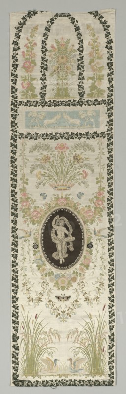 Wall Covering with Classical Figure, late 1700s - early 1800s. Creator: Philippe de Lasalle (French, 1723-1805); Camille Pernon & Cie (French).
