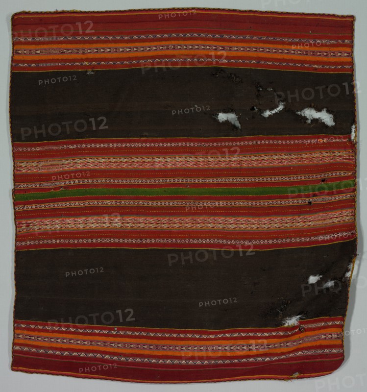 Warp Patterned Cloth, late 1800s. Creator: Unknown.