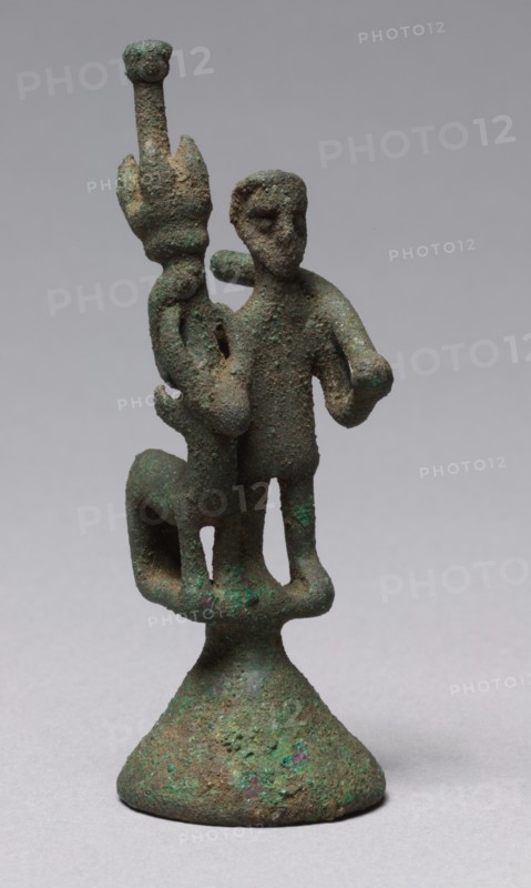 Warrior and Bull, c. 800-500 BC. Creator: Unknown.