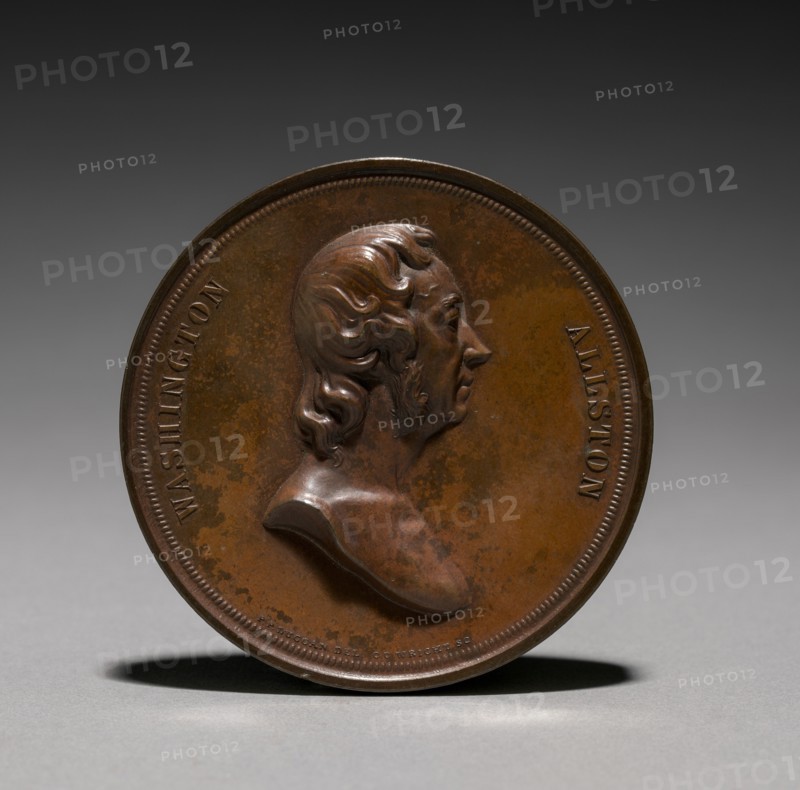 Washington Allston Medal, 1847. Creator: Charles Cushing Wright (American, 1853).