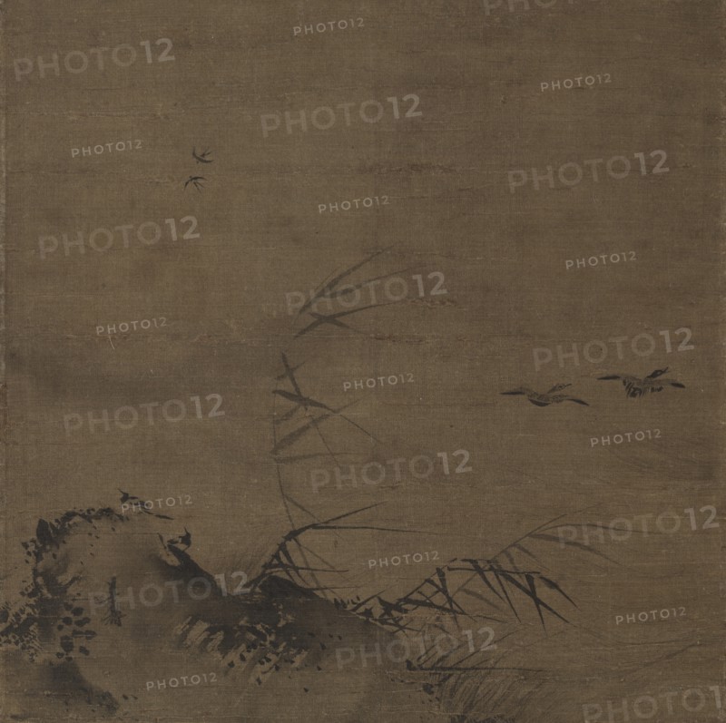 Waterfowl and Reeds, early 1200s. Creator: Liang Kai (Chinese, mid-1100s-early 1200s), attributed to.
